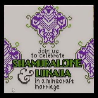 A Minecraft Wedding: Sham and Luna